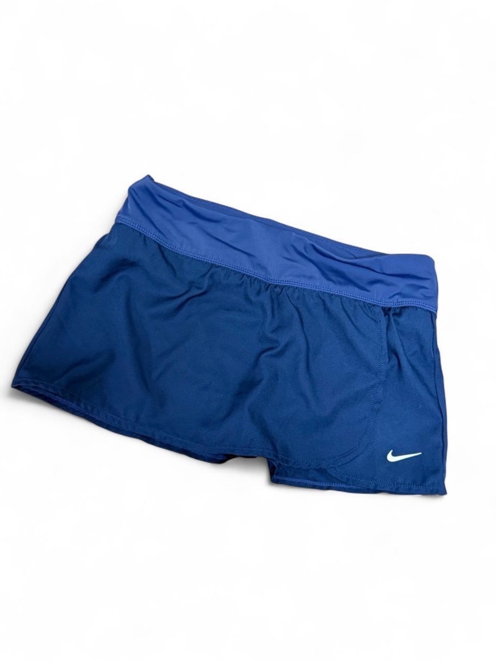 Nike Women's Royal Blue Athletic Skort with Light Blue Swoosh